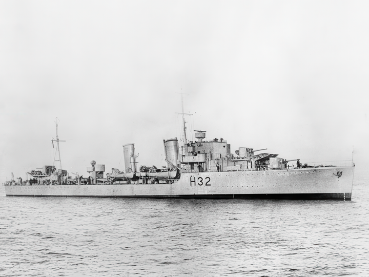 HMS Havant (H32) Royal Navy H Class Destroyer Starboard Beam View Photo Print Wall Art Decor - Posters, Prints, & Visual Artwork - by Hampshire Prints (image 1 of 9)