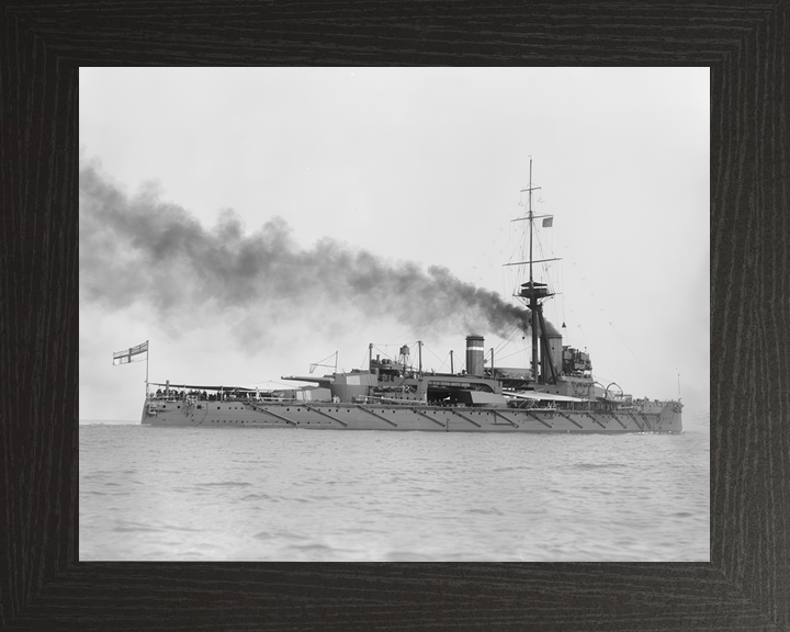 HMS Hercules (1910) Royal Navy Colossus Class Battleship Starboard View Photo Print Wall Art Decor - Posters, Prints, & Visual Artwork - by Hampshire Prints (image 3 of 9)