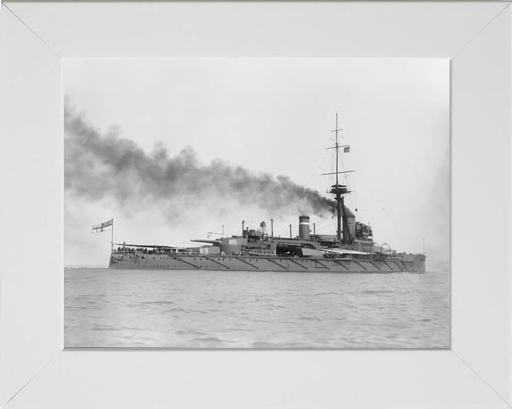 HMS Hercules (1910) Royal Navy Colossus Class Battleship Starboard View Photo Print Wall Art Decor - Posters, Prints, & Visual Artwork - by Hampshire Prints (image 5 of 9)