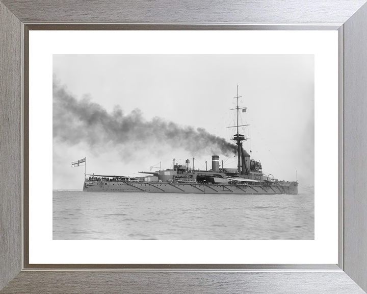 HMS Hercules (1910) Royal Navy Colossus Class Battleship Starboard View Photo Print Wall Art Decor - Posters, Prints, & Visual Artwork - by Hampshire Prints (image 6 of 9)