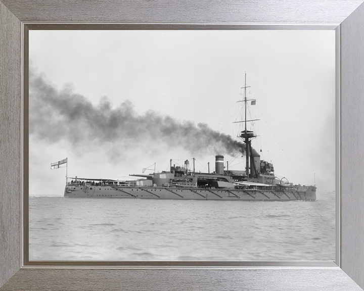 HMS Hercules (1910) Royal Navy Colossus Class Battleship Starboard View Photo Print Wall Art Decor - Posters, Prints, & Visual Artwork - by Hampshire Prints (image 7 of 9)
