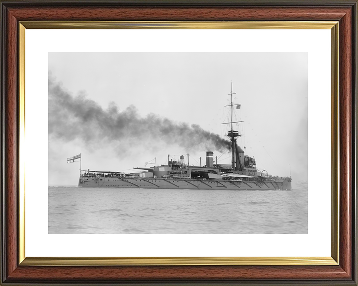 HMS Hercules (1910) Royal Navy Colossus Class Battleship Starboard View Photo Print Wall Art Decor - Posters, Prints, & Visual Artwork - by Hampshire Prints (image 8 of 9)