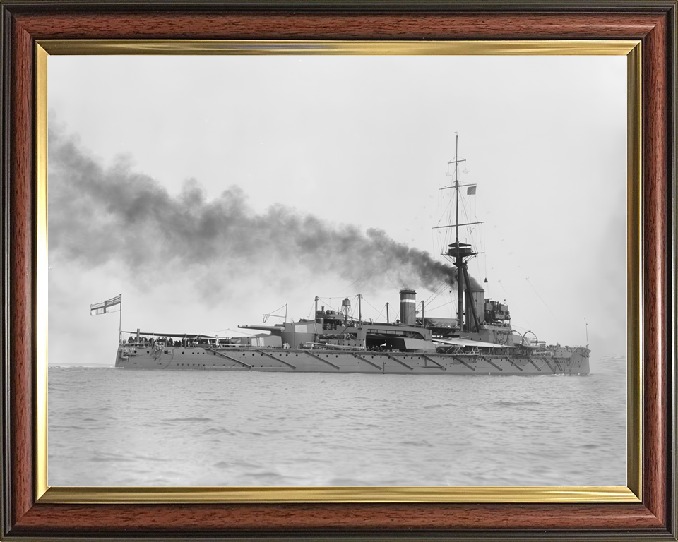 HMS Hercules (1910) Royal Navy Colossus Class Battleship Starboard View Photo Print Wall Art Decor - Posters, Prints, & Visual Artwork - by Hampshire Prints (image 9 of 9)