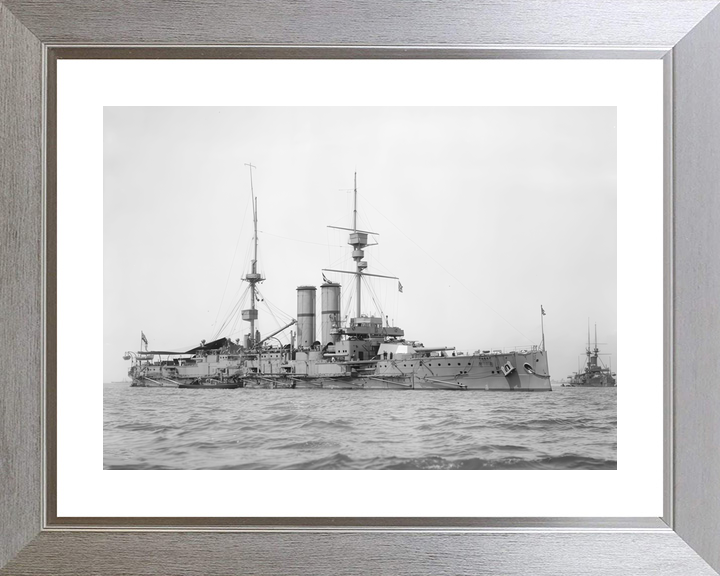 HMS Hibernia (1905) Royal Navy King Edward VII Class Pre Dreadnought Starboard View Photo Print Wall Art Decor - Posters, Prints, & Visual Artwork - by Hampshire Prints (image 6 of 9)