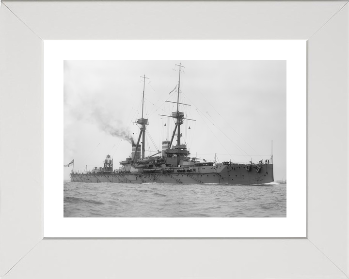 HMS Temeraire 1907 Bellerophon Class Battleship c1910 Photo Print - Posters, Prints, & Visual Artwork - by Hampshire Prints (image 4 of 9)
