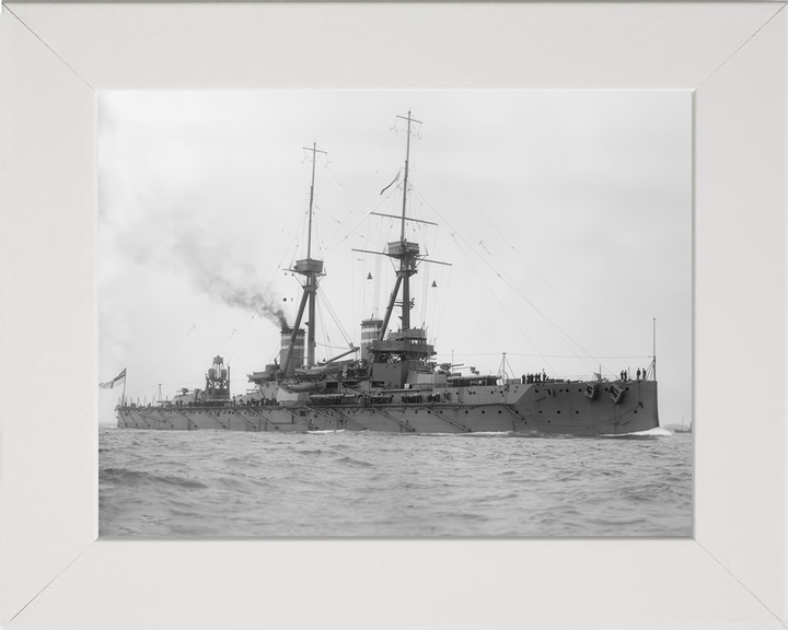 HMS Temeraire 1907 Bellerophon Class Battleship c1910 Photo Print - Posters, Prints, & Visual Artwork - by Hampshire Prints (image 5 of 9)