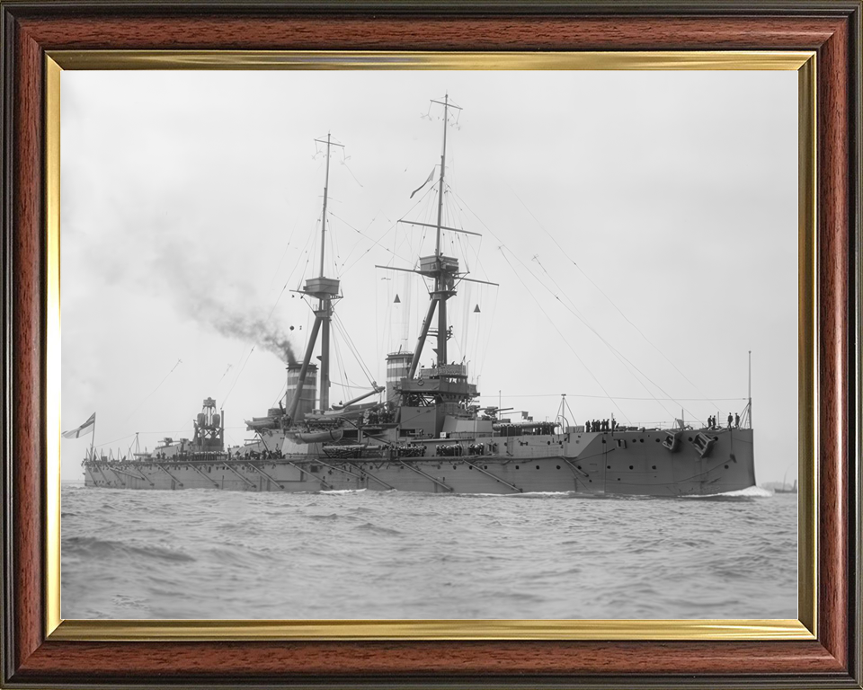 HMS Temeraire 1907 Bellerophon Class Battleship c1910 Photo Print - Posters, Prints, & Visual Artwork - by Hampshire Prints (image 9 of 9)
