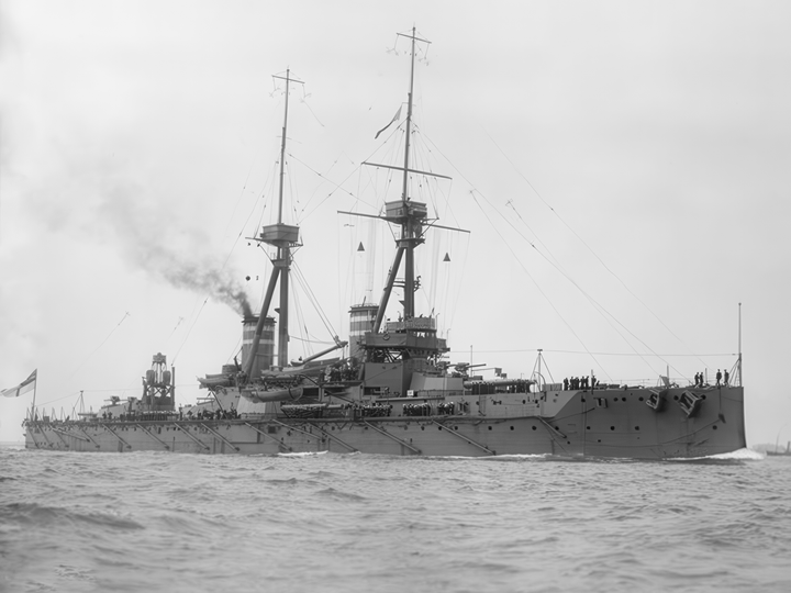 HMS Temeraire 1907 Bellerophon Class Battleship c1910 Photo Print - Posters, Prints, & Visual Artwork - by Hampshire Prints (image 1 of 9)
