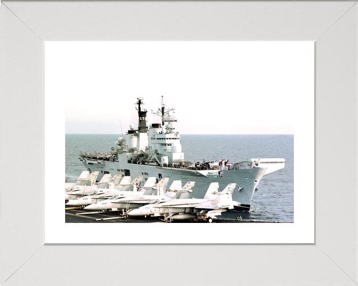 HMS Illustrious (R06) Royal Navy Invincible Class Aircraft Carrier From US Carrier Photo Print Wall Art Decor - Posters, Prints, & Visual Artwork - by Hampshire Prints (image 4 of 9)