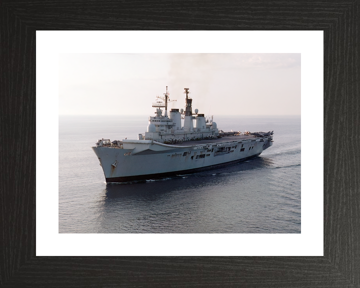 HMS Illustrious (R06) Royal Navy Invincible Class Aircraft Carrier Low Port Bow View Photo Print Wall Art Decor - Posters, Prints, & Visual Artwork - by Hampshire Prints (image 2 of 9)
