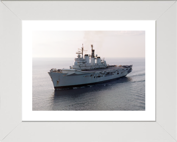 HMS Illustrious (R06) Royal Navy Invincible Class Aircraft Carrier Low Port Bow View Photo Print Wall Art Decor - Posters, Prints, & Visual Artwork - by Hampshire Prints (image 4 of 9)