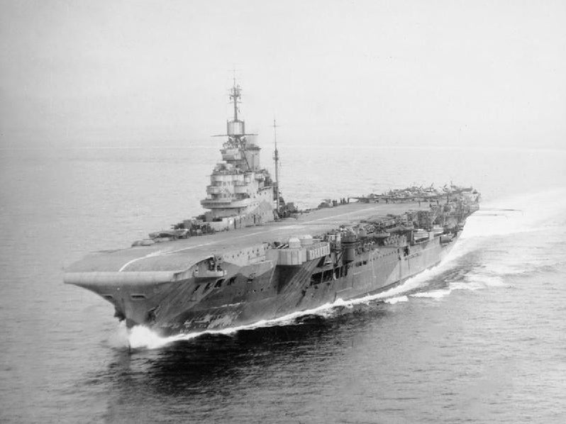 HMS Indomitable (92) | Photo Print | Framed Print | Illustrious Class | Aircraft Carrier | Royal Navy Hampshire Prints
