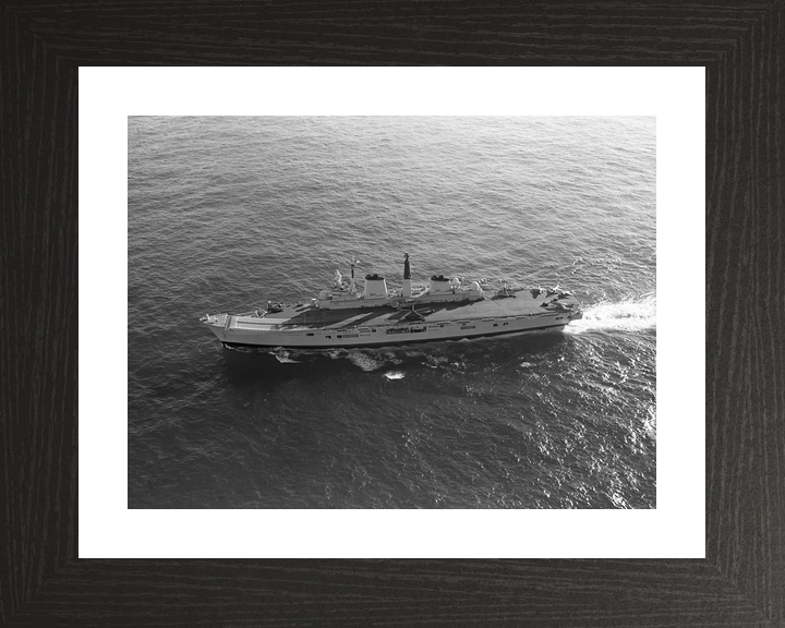 HMS Invincible R05 Invincible Class Aircraft Carrier February 1990 High Port View Photo Print - Posters, Prints, & Visual Artwork - by Hampshire Prints (image 2 of 9)