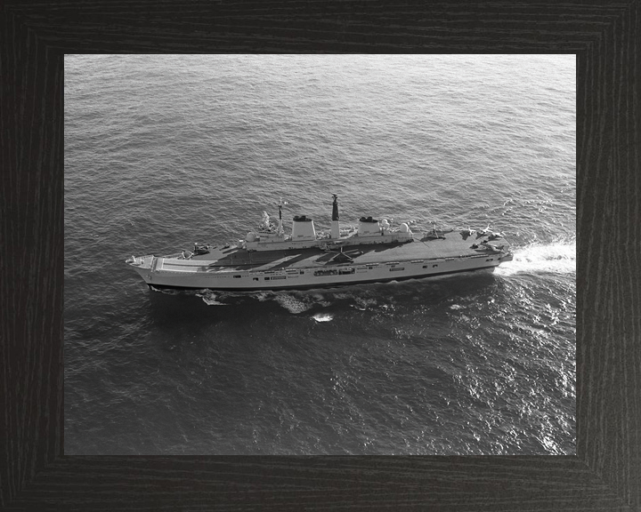 HMS Invincible R05 Invincible Class Aircraft Carrier February 1990 High Port View Photo Print - Posters, Prints, & Visual Artwork - by Hampshire Prints (image 3 of 9)