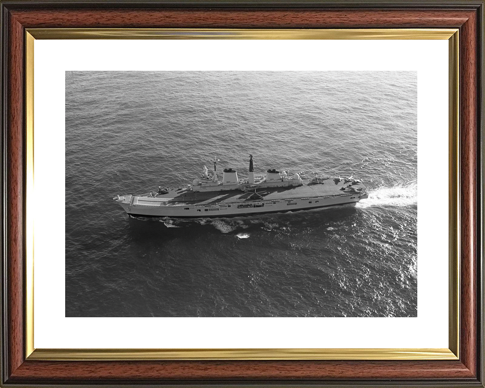 HMS Invincible R05 Invincible Class Aircraft Carrier February 1990 High Port View Photo Print - Posters, Prints, & Visual Artwork - by Hampshire Prints (image 8 of 9)