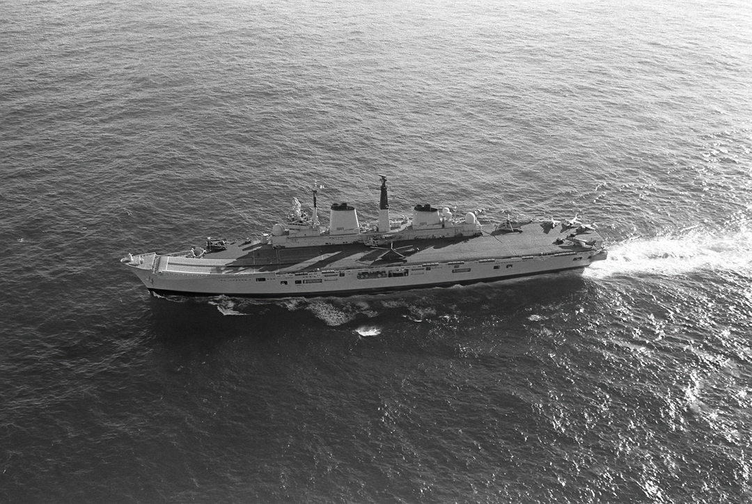 HMS Invincible R05 Royal Navy Invincible Class aircraft carrier Photo Print or Framed Print - Hampshire Prints