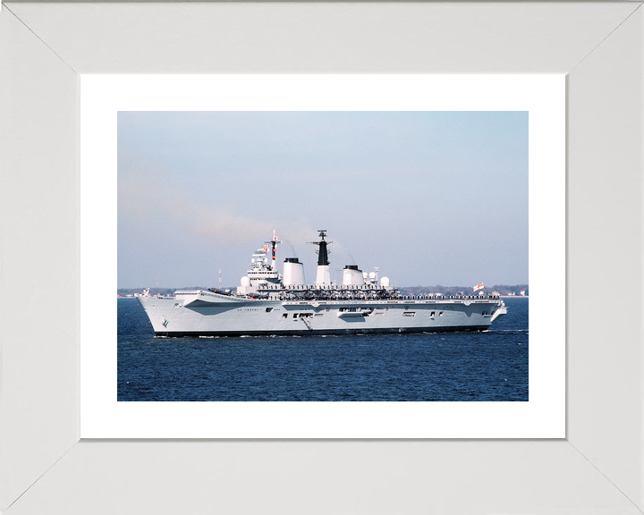 HMS Invincible R05 Invincible Class Aircraft Carrier January 1990 Photo Print - Posters, Prints, & Visual Artwork - by Hampshire Prints (image 4 of 9)