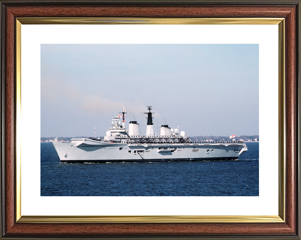 HMS Invincible R05 Invincible Class Aircraft Carrier January 1990 Photo Print - Posters, Prints, & Visual Artwork - by Hampshire Prints (image 8 of 9)
