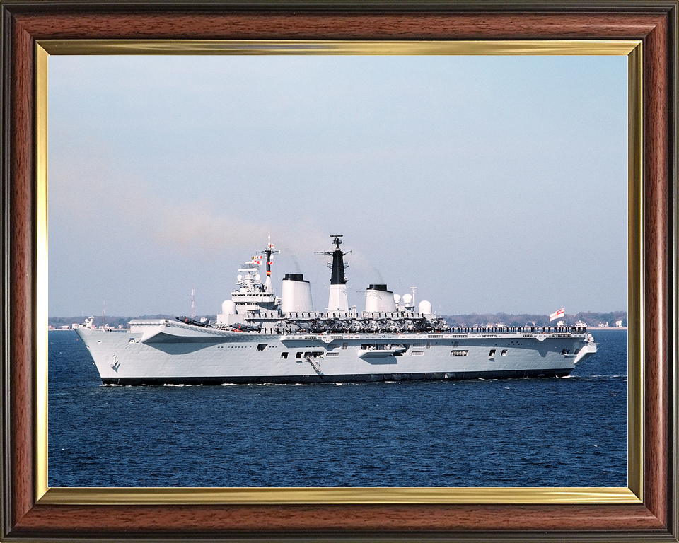 HMS Invincible R05 Invincible Class Aircraft Carrier January 1990 Photo Print - Posters, Prints, & Visual Artwork - by Hampshire Prints (image 9 of 9)