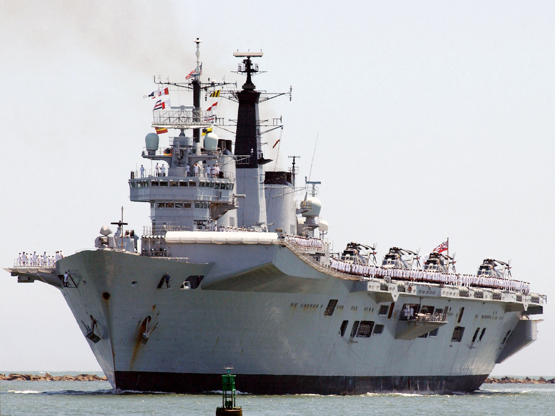 HMS Invincible R05 Invincible Class Aircraft Carrier May 2004 Procedure Alpha Photo Print - Posters, Prints, & Visual Artwork - by Hampshire Prints (image 1 of 9)