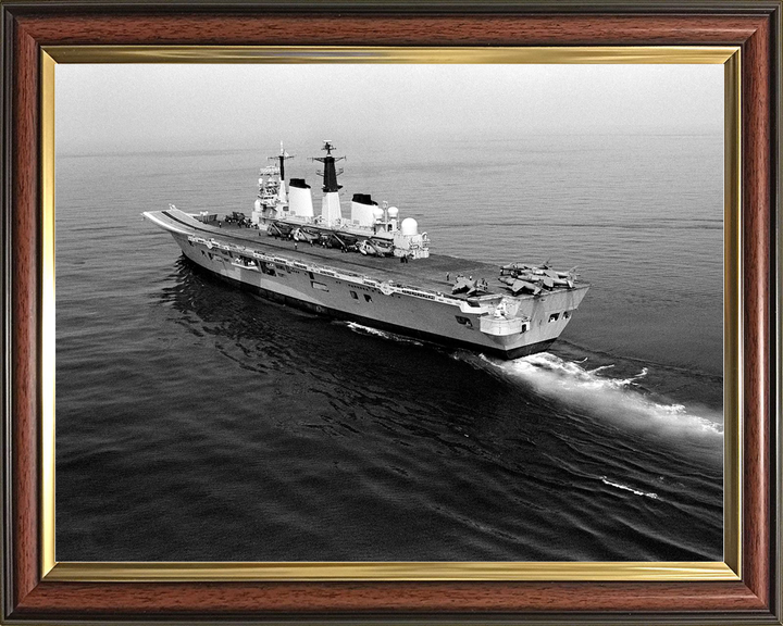 HMS Invincible R05 Invincible Class Aircraft Carrier May 1990 Black and White Photo Print - Posters, Prints, & Visual Artwork - by Hampshire Prints (image 9 of 9)