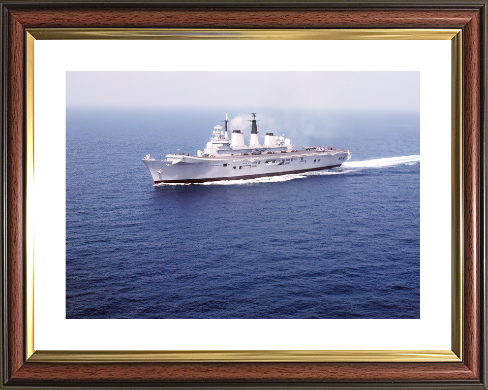HMS Invincible R05 Invincible Class Aircraft Carrier May 1990 Underway Port Side Photo Print - Posters, Prints, & Visual Artwork - by Hampshire Prints (image 8 of 9)