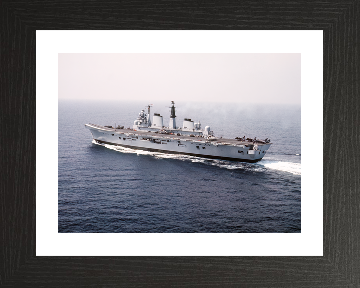 HMS Invincible R05 Invincible Class Aircraft Carrier May 1990 High Port Side View Photo Print - Posters, Prints, & Visual Artwork - by Hampshire Prints (image 2 of 9)