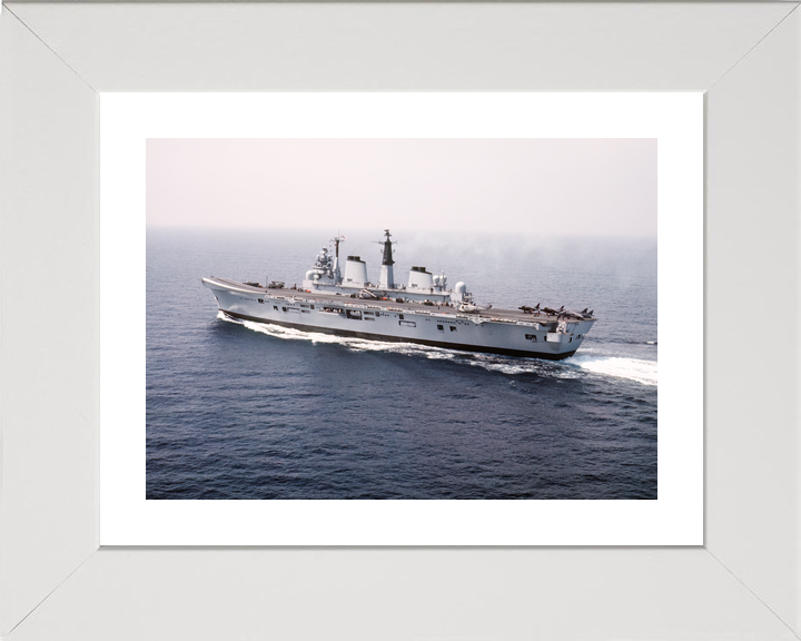 HMS Invincible R05 Invincible Class Aircraft Carrier May 1990 High Port Side View Photo Print - Posters, Prints, & Visual Artwork - by Hampshire Prints (image 4 of 9)