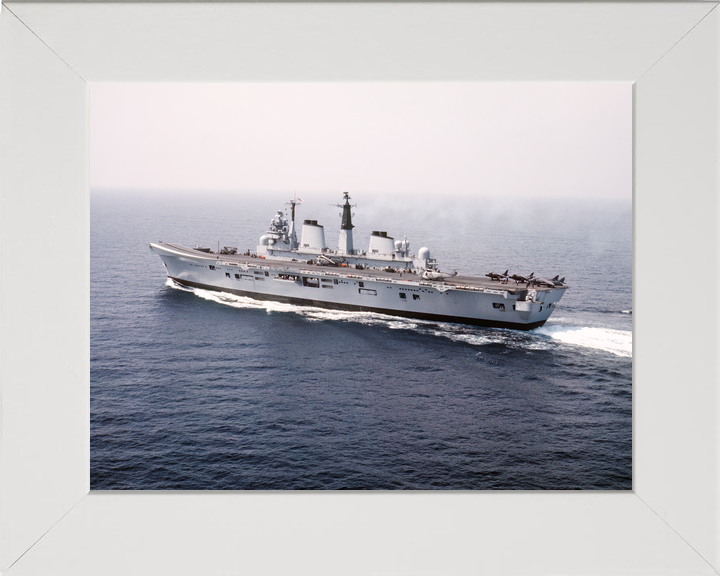 HMS Invincible R05 Invincible Class Aircraft Carrier May 1990 High Port Side View Photo Print - Posters, Prints, & Visual Artwork - by Hampshire Prints (image 5 of 9)