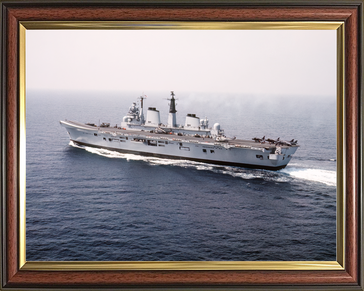 HMS Invincible R05 Invincible Class Aircraft Carrier May 1990 High Port Side View Photo Print - Posters, Prints, & Visual Artwork - by Hampshire Prints (image 9 of 9)