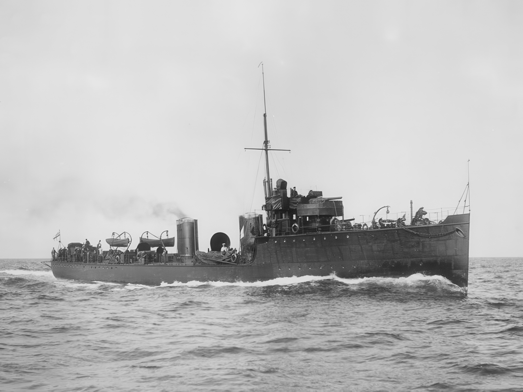 HMS Kale 1904 River Class Destroyer 1905 Photo Print - Posters, Prints, & Visual Artwork - by Hampshire Prints (image 1 of 9)
