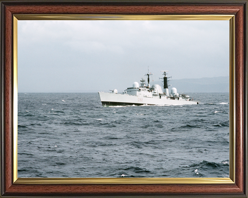 HMS Liverpool D92 Type 42 Destroyer 1986 Riding Waves Photo Print - Posters, Prints, & Visual Artwork - by Hampshire Prints (image 9 of 9)