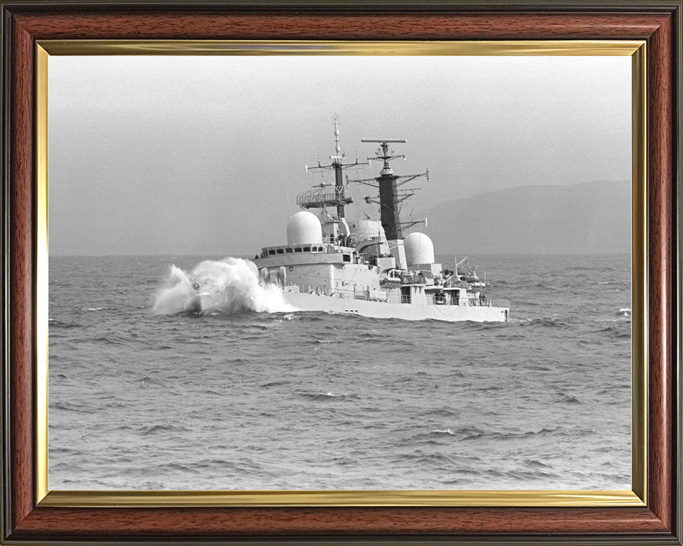 HMS Liverpool D92 Type 42 Destroyer 1986 In a Swell Photo Print - Posters, Prints, & Visual Artwork - by Hampshire Prints (image 9 of 9)