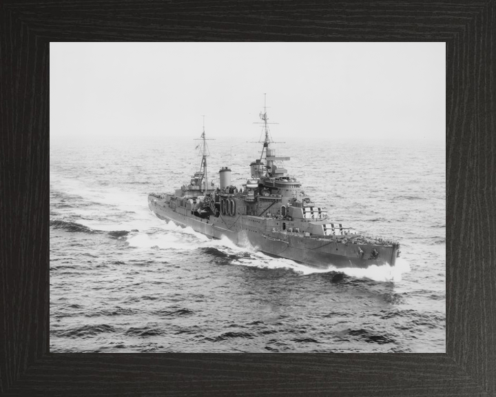 HMS Manchester 15 Town Class Light Cruiser May 1942 Photo Print - Posters, Prints, & Visual Artwork - by Hampshire Prints (image 3 of 9)