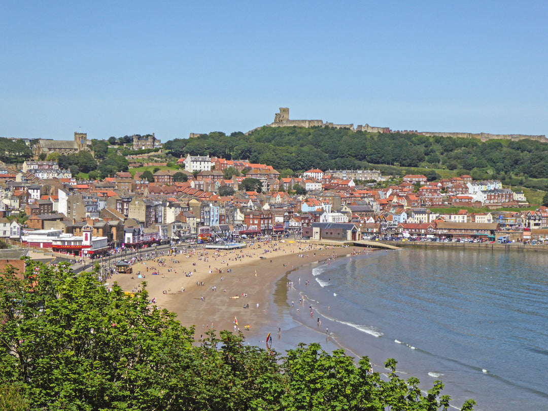 Scarborough beach Yorkshire in summer Photo Print - Canvas - Framed Photo Print - Hampshire Prints