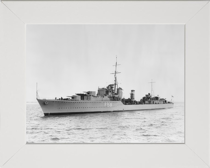 HMS Mashona F59 L59 Tribal Class Destroyer April 1939 Photo Print - Posters, Prints, & Visual Artwork - by Hampshire Prints (image 5 of 9)