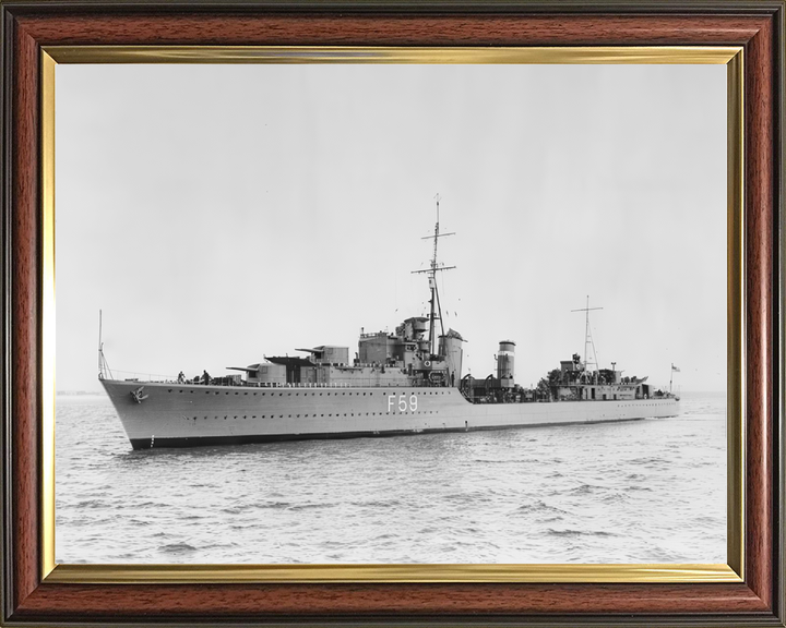 HMS Mashona F59 L59 Tribal Class Destroyer April 1939 Photo Print - Posters, Prints, & Visual Artwork - by Hampshire Prints (image 9 of 9)