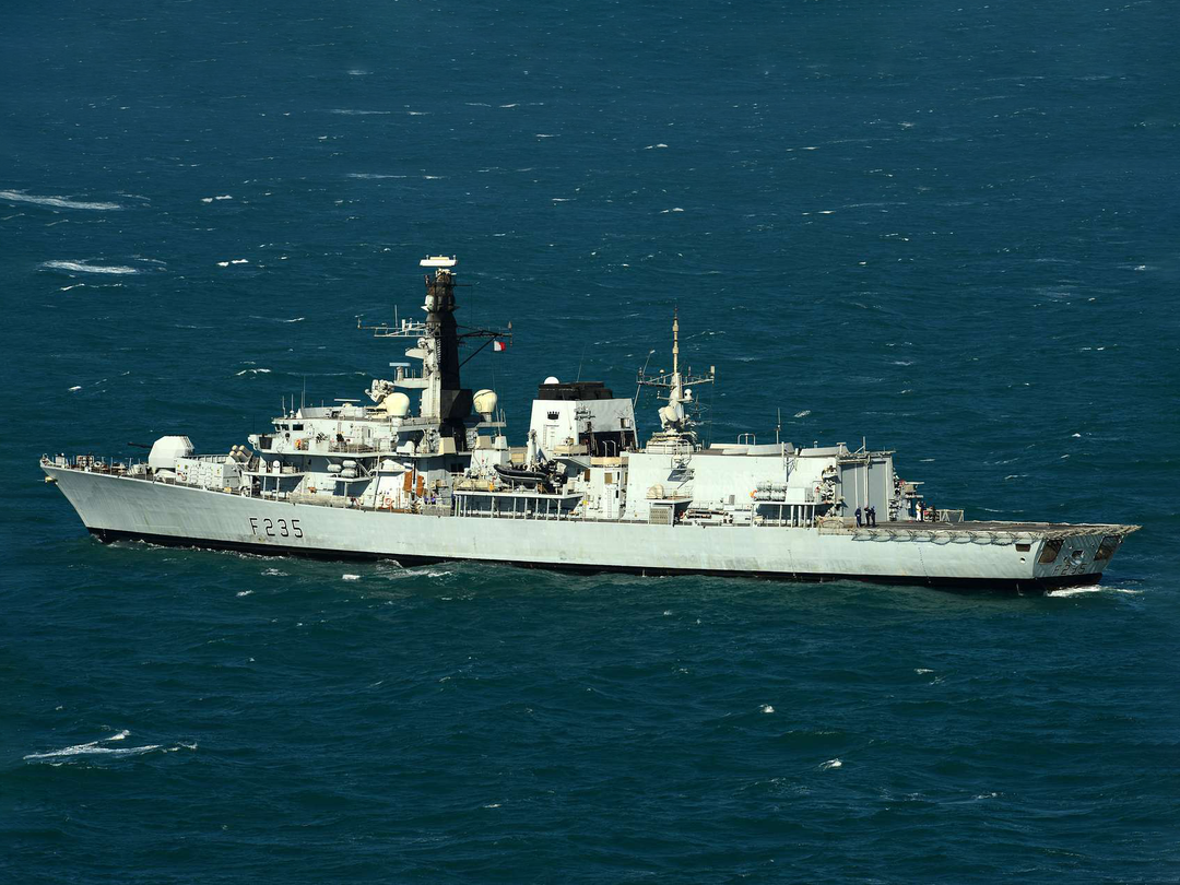 HMS Monmouth F235 Type 23 Frigate January 2013 Photo Print - Posters, Prints, & Visual Artwork - by Hampshire Prints (image 1 of 9)
