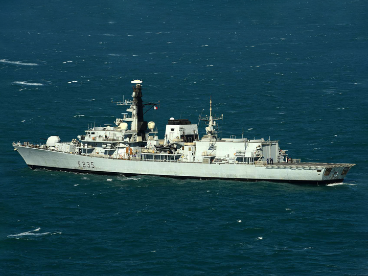 HMS Monmouth F235 Type 23 Frigate January 2013