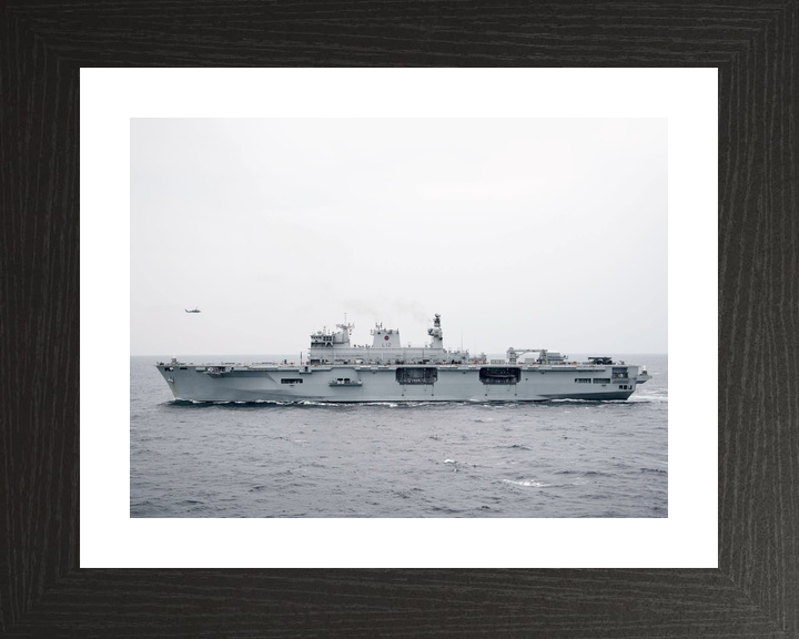 HMS Ocean L12 Landing Platform Helicopter November 2016 Port Beam View Photo Print - Posters, Prints, & Visual Artwork - by Hampshire Prints (image 2 of 9)