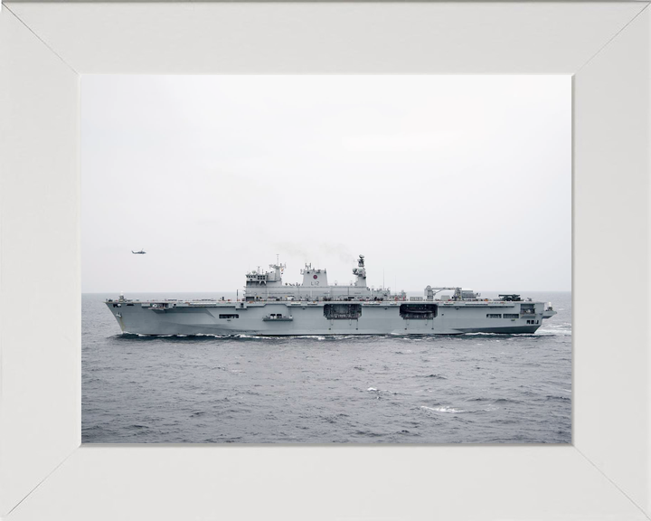 HMS Ocean L12 Landing Platform Helicopter November 2016 Port Beam View Photo Print - Posters, Prints, & Visual Artwork - by Hampshire Prints (image 5 of 9)