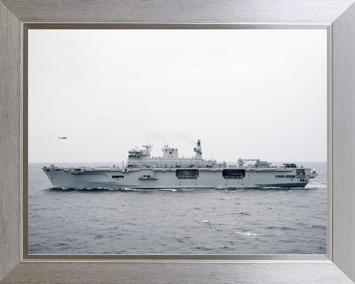 HMS Ocean L12 Landing Platform Helicopter November 2016 Port Beam View Photo Print - Posters, Prints, & Visual Artwork - by Hampshire Prints (image 7 of 9)