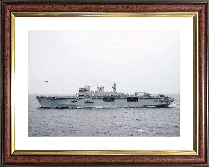 HMS Ocean L12 Landing Platform Helicopter November 2016 Port Beam View Photo Print - Posters, Prints, & Visual Artwork - by Hampshire Prints (image 8 of 9)