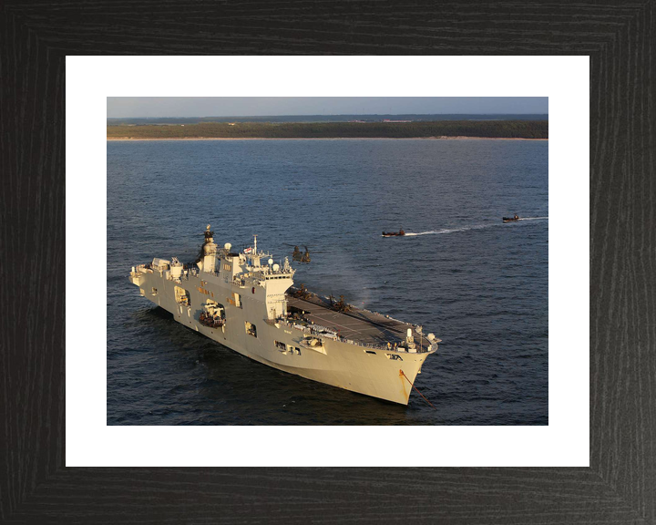 HMS Ocean L12 Landing Platform Helicopter June 2015 At Anchor Photo Print - Posters, Prints, & Visual Artwork - by Hampshire Prints (image 2 of 9)