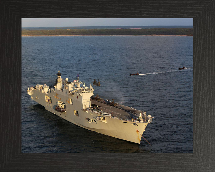 HMS Ocean L12 Landing Platform Helicopter June 2015 At Anchor Photo Print - Posters, Prints, & Visual Artwork - by Hampshire Prints (image 3 of 9)