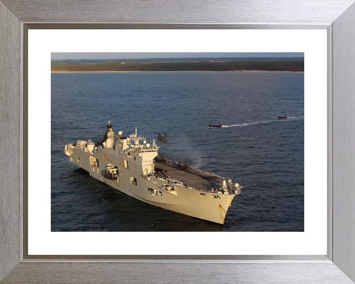 HMS Ocean L12 Landing Platform Helicopter June 2015 At Anchor Photo Print - Posters, Prints, & Visual Artwork - by Hampshire Prints (image 6 of 9)