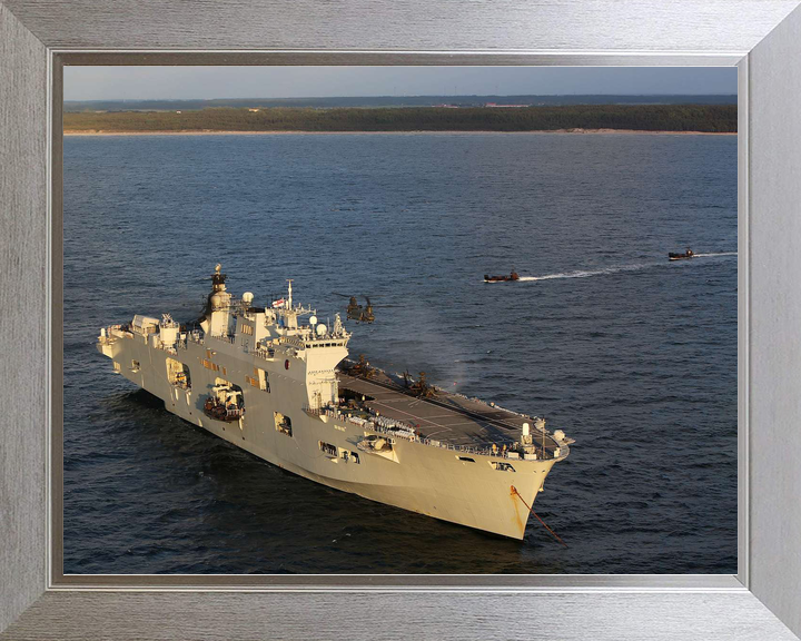 HMS Ocean L12 Landing Platform Helicopter June 2015 At Anchor Photo Print - Posters, Prints, & Visual Artwork - by Hampshire Prints (image 7 of 9)