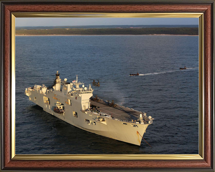 HMS Ocean L12 Landing Platform Helicopter June 2015 At Anchor Photo Print - Posters, Prints, & Visual Artwork - by Hampshire Prints (image 9 of 9)