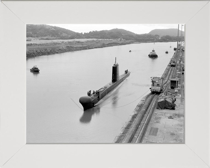 HMS Ocelot S17 Oberon Class Submarine 1989 Panama Canal Transit Photo Print - Posters, Prints, & Visual Artwork - by Hampshire Prints (image 5 of 9)