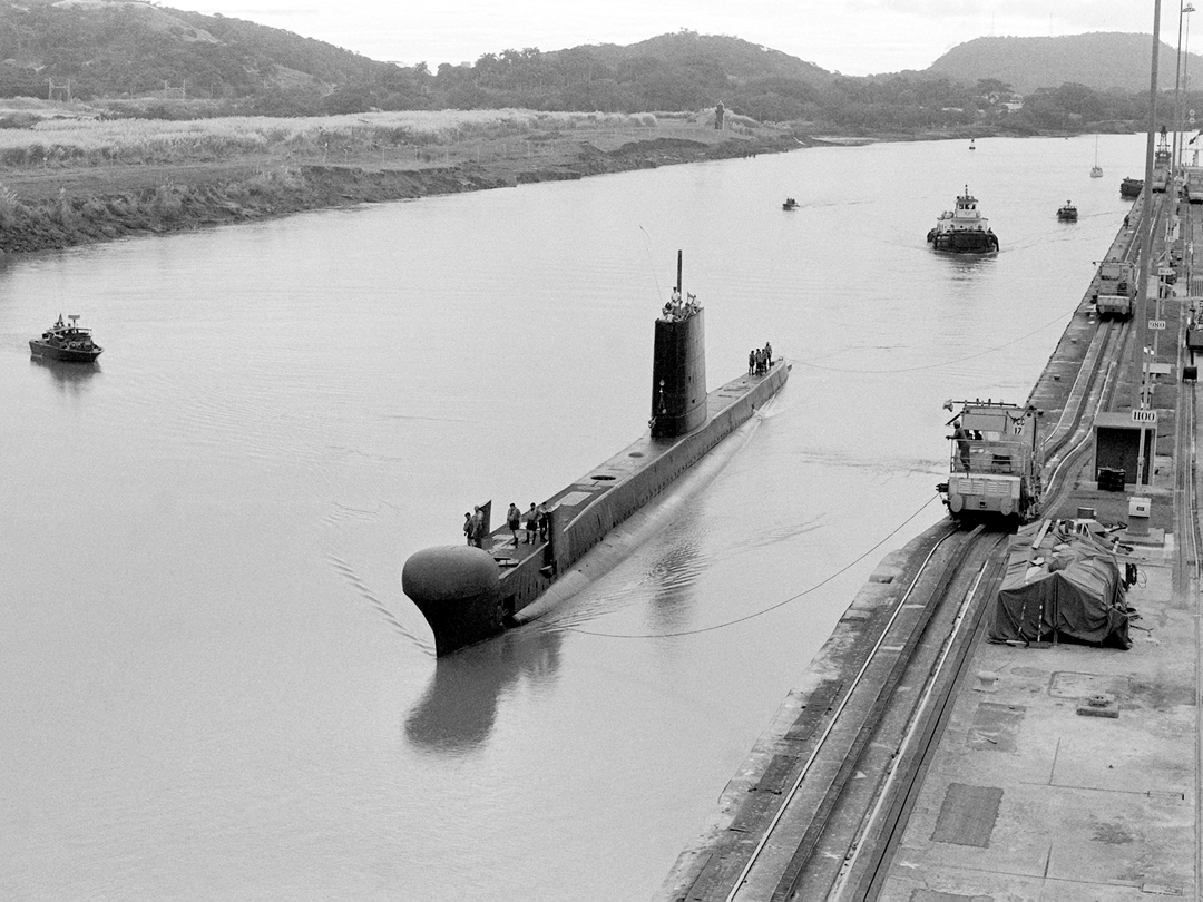 HMS Ocelot S17 Oberon Class Submarine 1989 Panama Canal Transit Photo Print - Posters, Prints, & Visual Artwork - by Hampshire Prints (image 1 of 9)